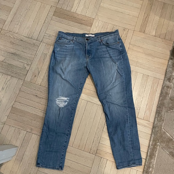 J Brand Distressed Boyfriend Jeans - Picture 5 of 6